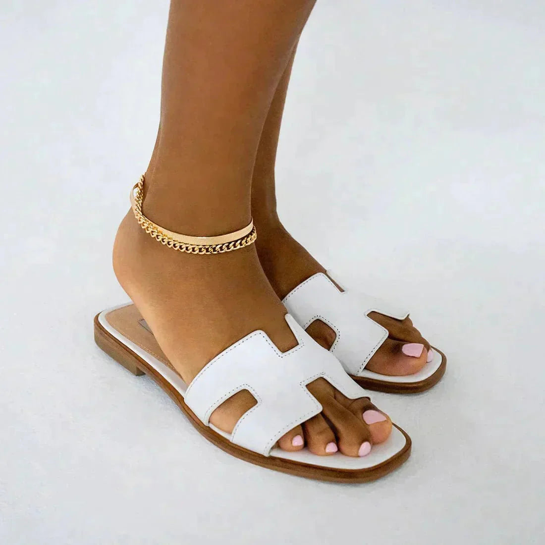 Ayla | Women's casual open sandals with contoured footbed