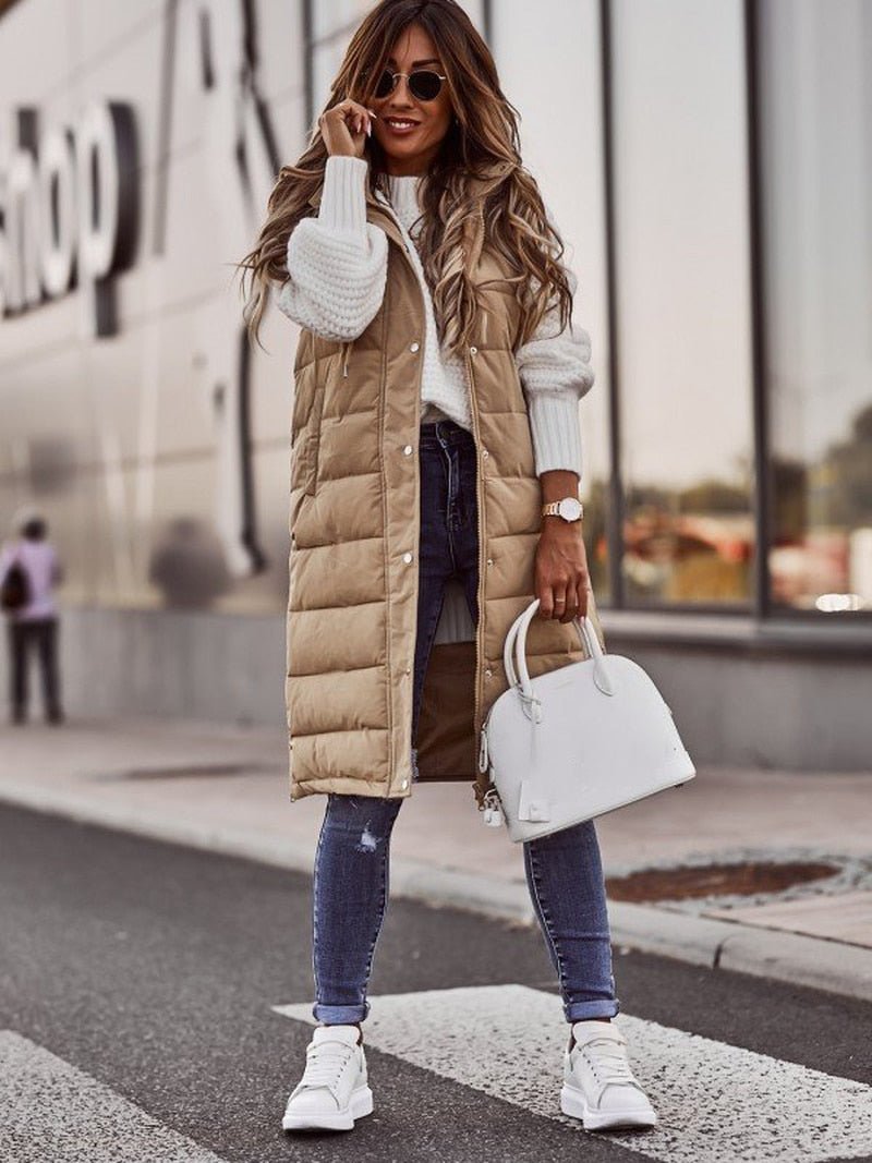 Lucinda | Hooded puffer vest