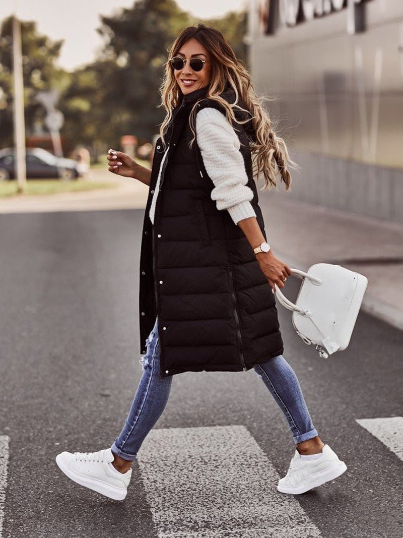 Lucinda | Hooded puffer vest