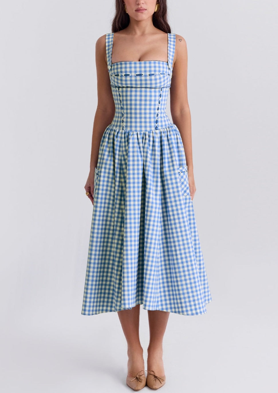 Avria | Women’s sleeveless midi sundress