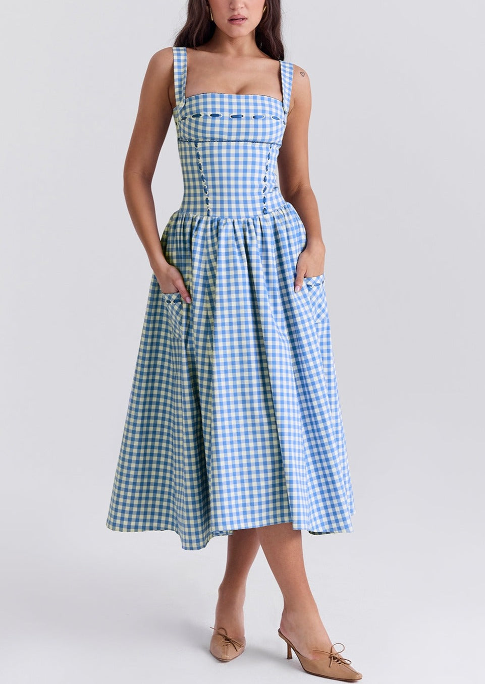 Avria | Women’s sleeveless midi sundress