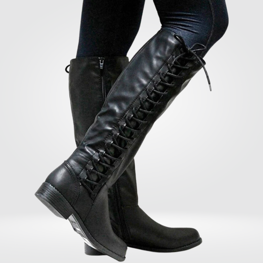 Madilynn | High leather boots for women