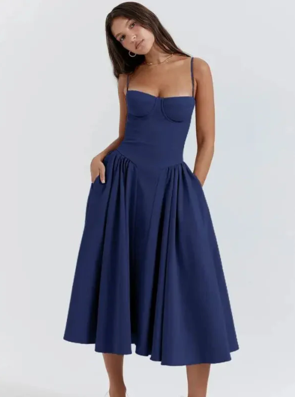 Deb | Women’s summer dress with seaside-inspired silhouette