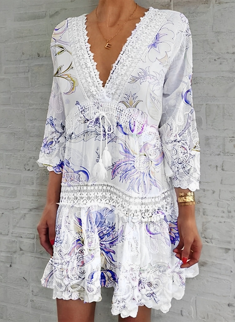 Catalina | Women’s dress with v-neckline and loose fit