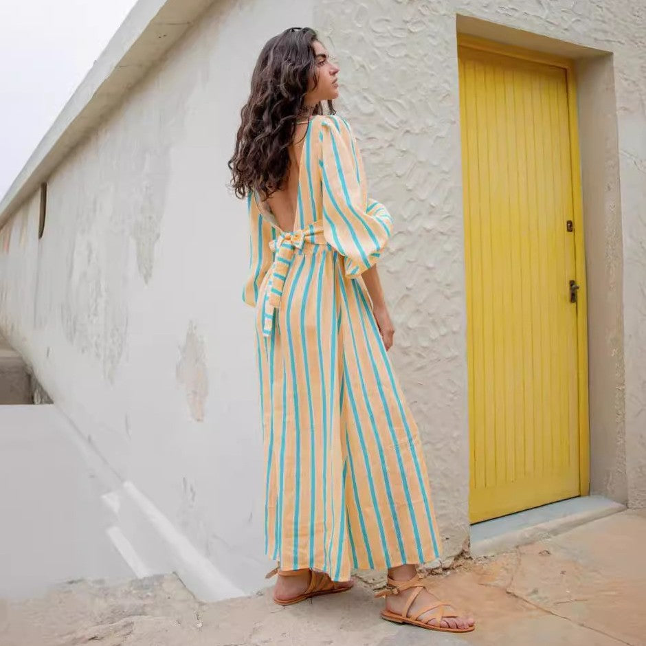 Shane | Women’s summer dress with relaxed fit and knee-length cut