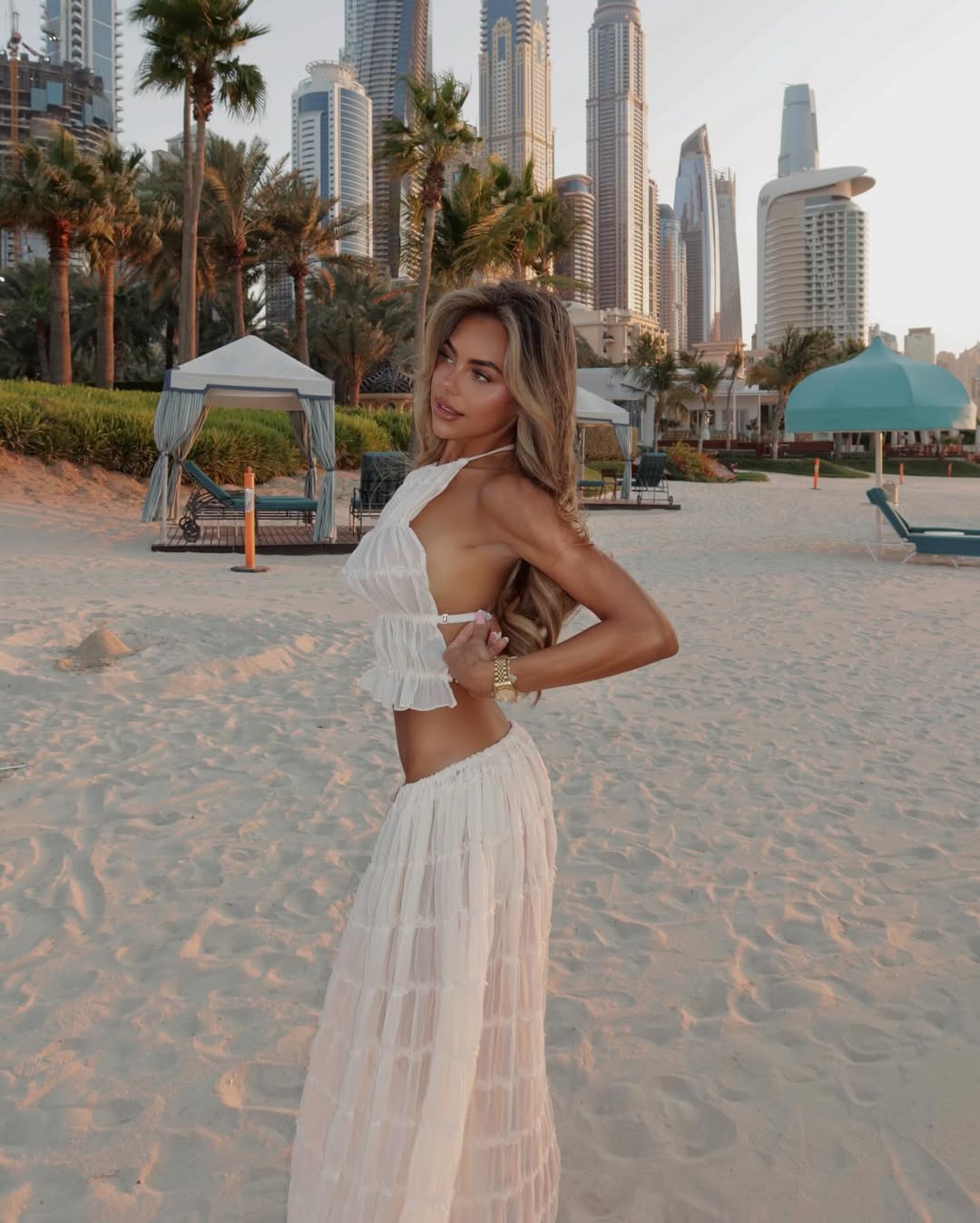 Tim | Women’s bohemian ruffle two-piece set