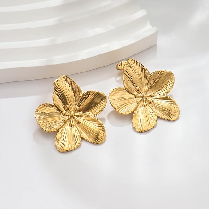 Heidi | A statement of elegance and charm flower earrings