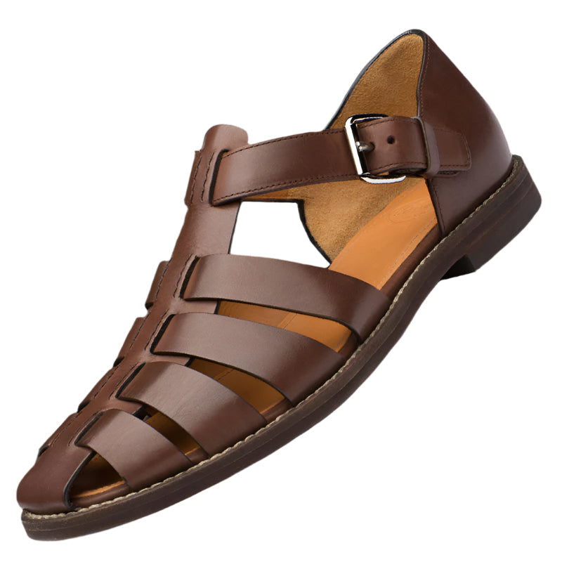 Zoey | Unisex braided sandals with adjustable strap