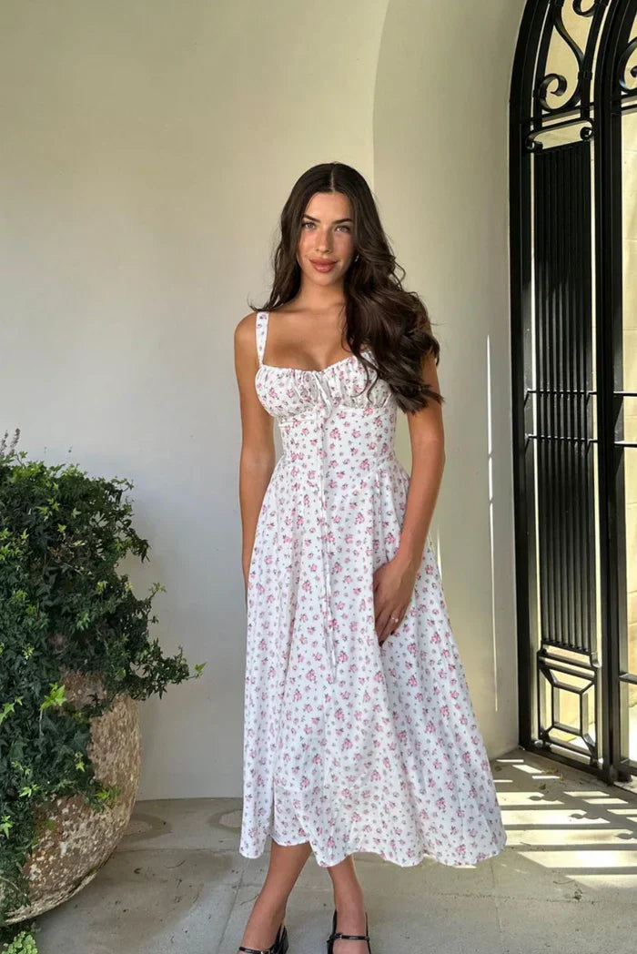 Dovie | Women’s corset midi dress
