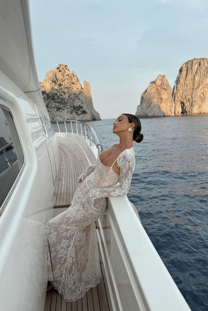 Maggie | Women’s lace maxi dress