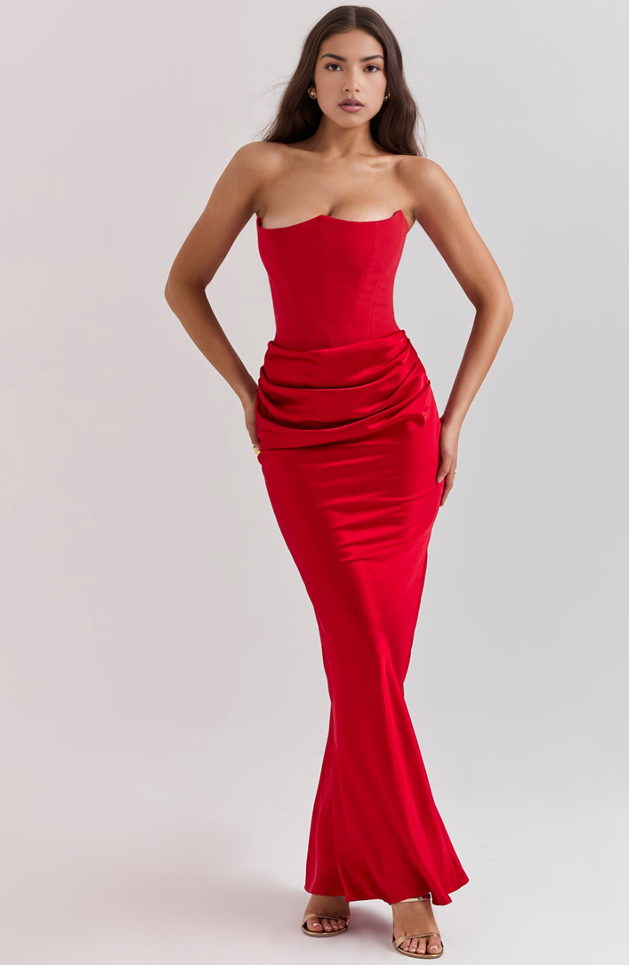 Vera - Strapless Elegant Maxi Dress