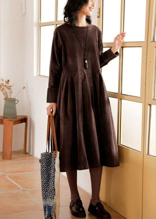 Emilie | Long sleeve maxi dress with textured finish