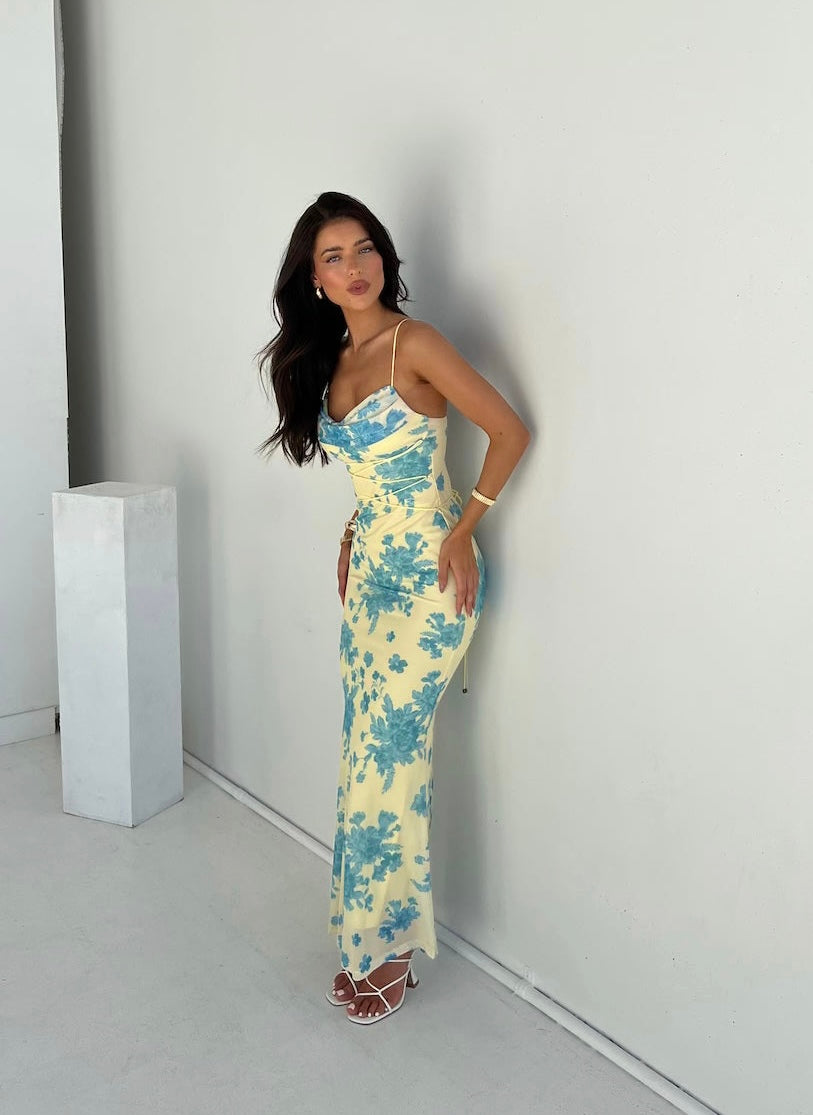 Ariella | Women’s sleeveless floral maxi dress