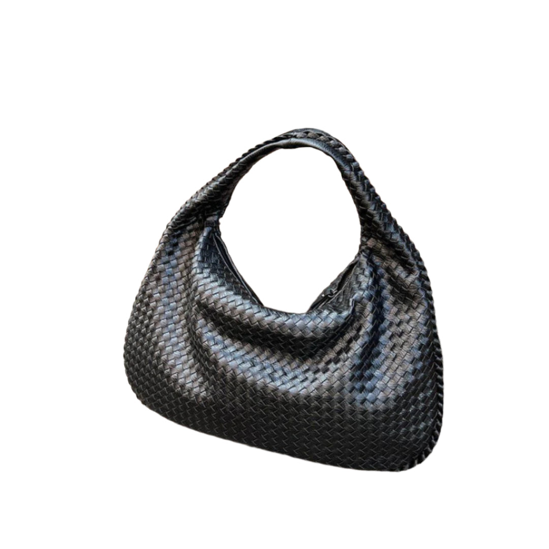 Nola | Hobo bag with rounded structure and tonal stitching