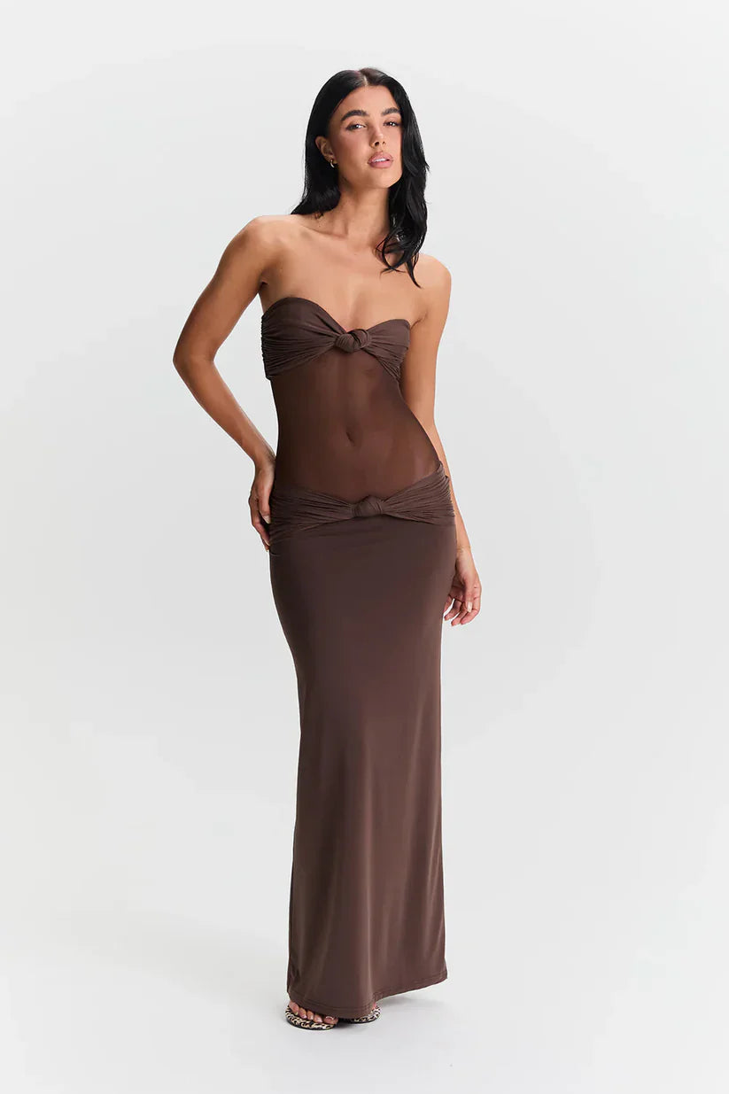 Valerie | Women’s maxi dress with detachable straps
