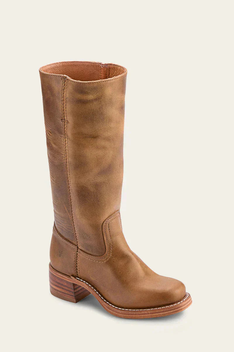 Vivienne | Women's tall boots with rounded toe and subtle lift