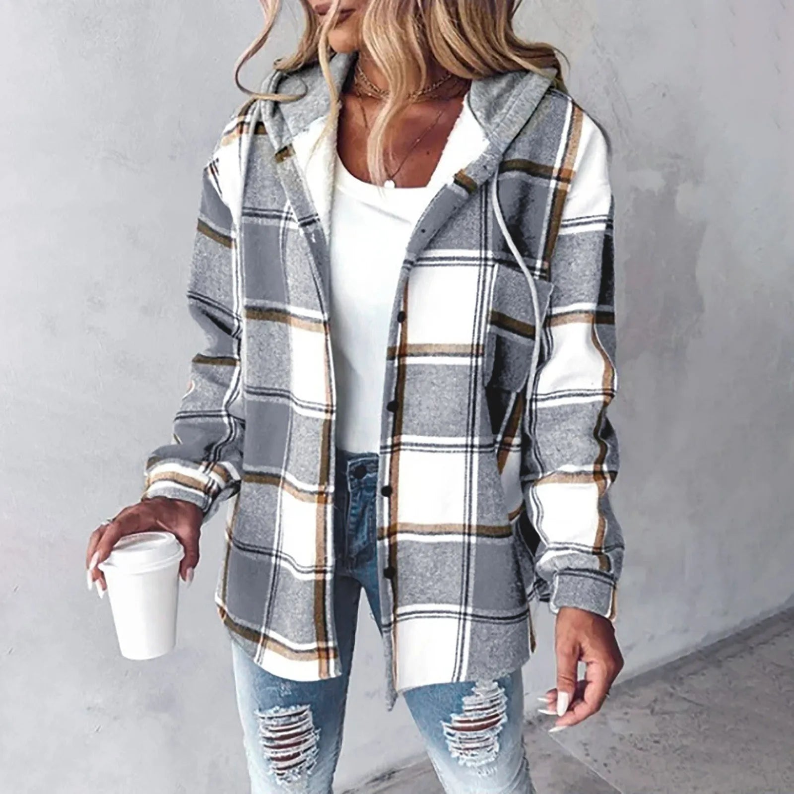Eliza | Stylish jacket with attached hood