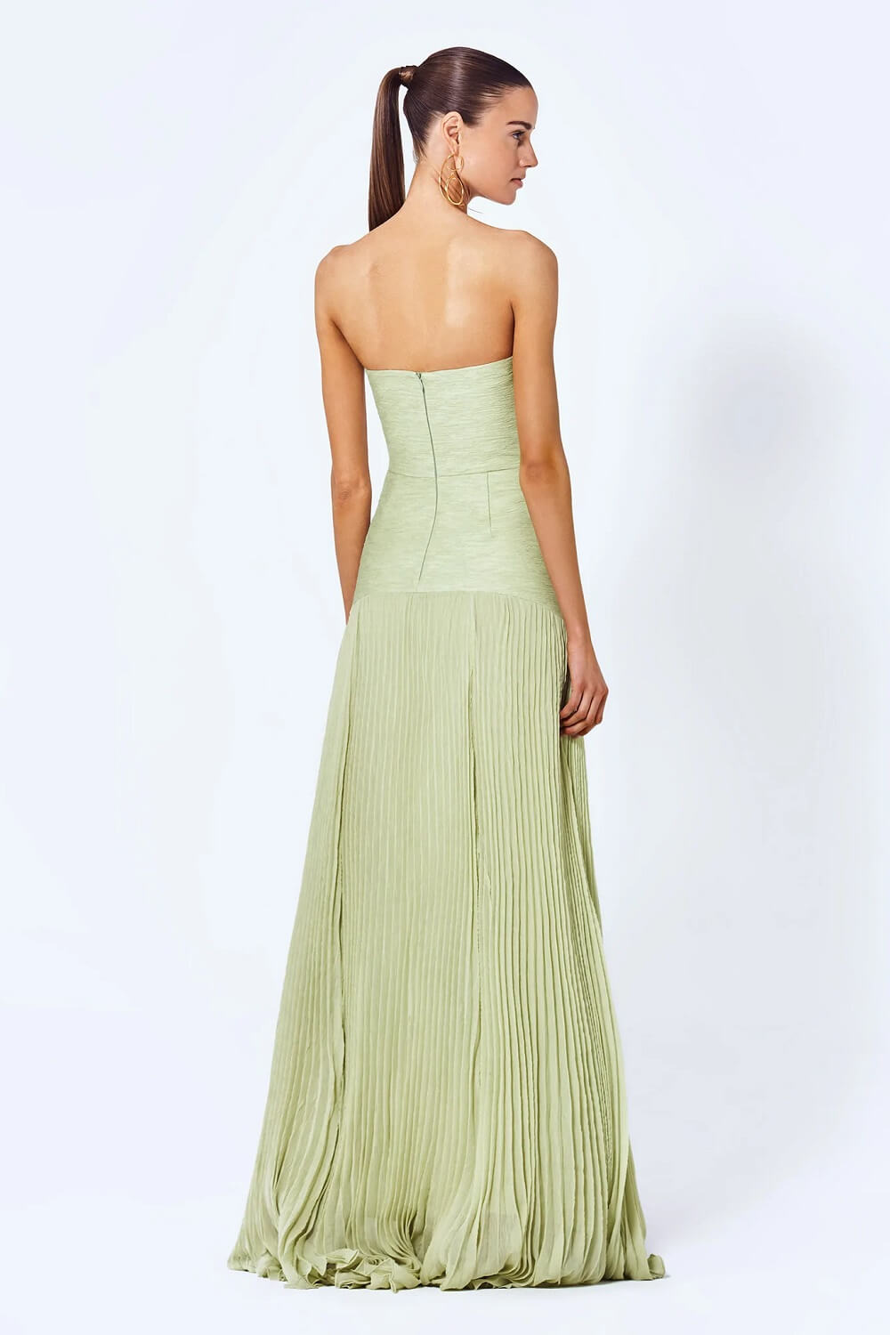 Maya | Sleeveless drop-waist maxi dress