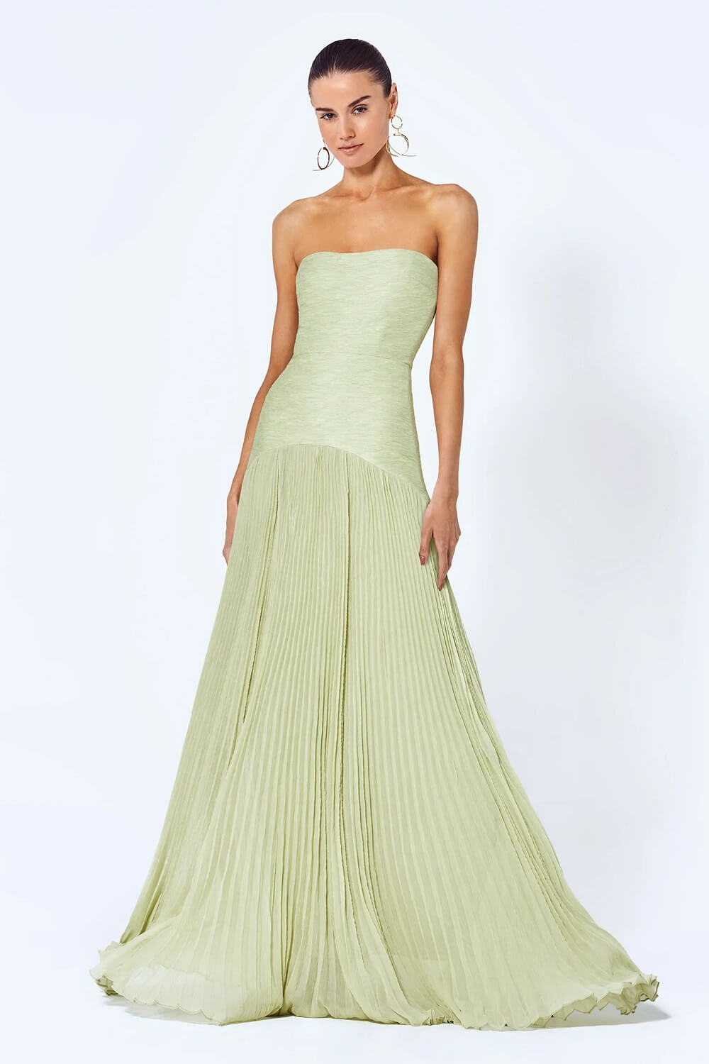 Maya | Sleeveless drop-waist maxi dress