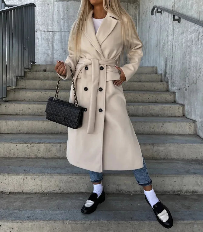 Mirabelle | Timeless double-breasted trench coat
