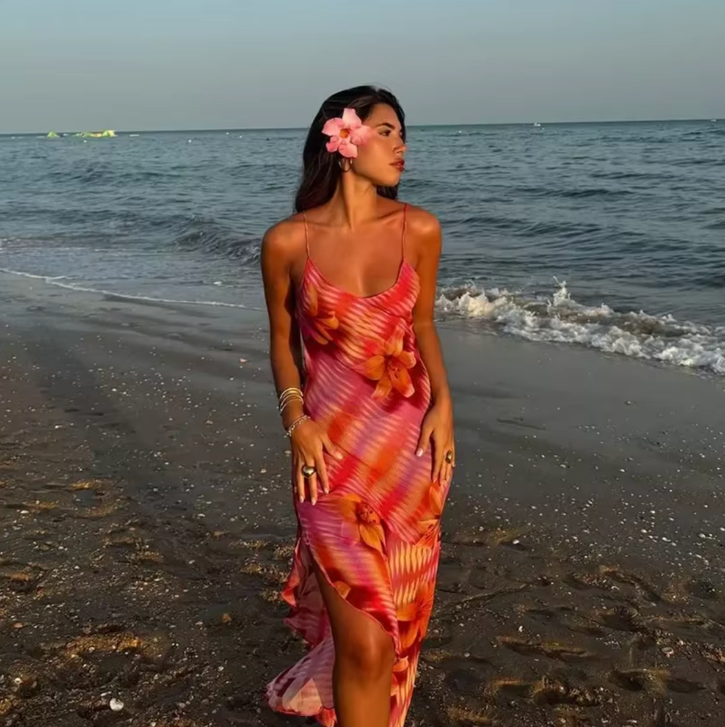 Lexi | Women’s tropical print dress