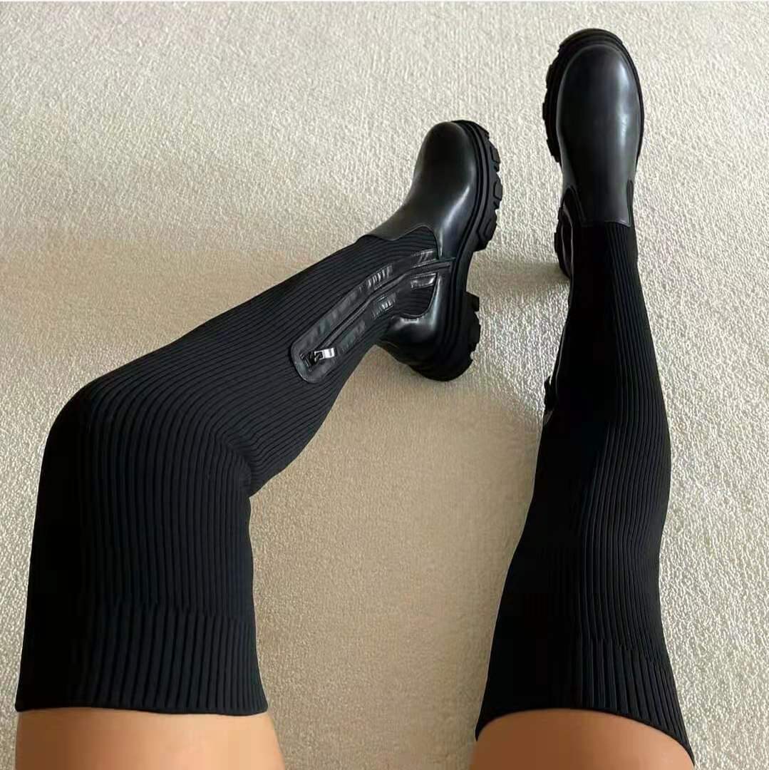 Willow | Over-the-knee sock boots