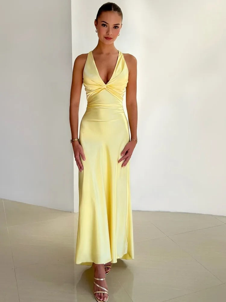 Alouette | Sleeveless party maxi dress