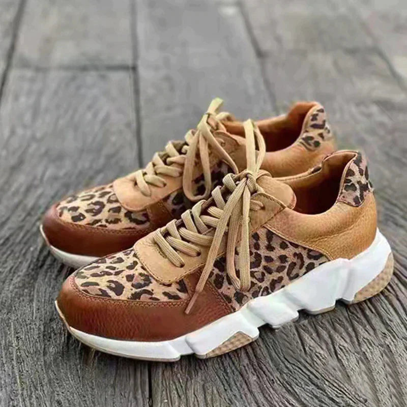 Serene | Fierce leopard print sneakers