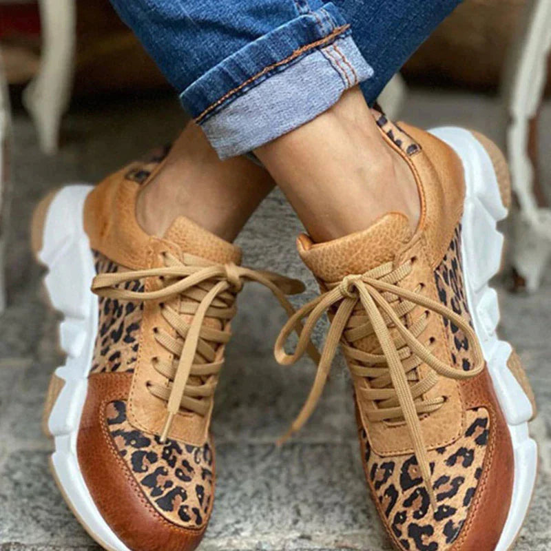 Serene | Fierce leopard print sneakers