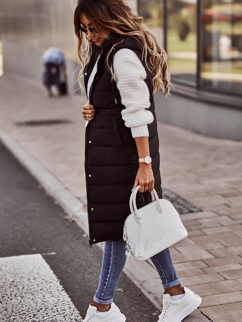 Lucinda | Hooded puffer vest